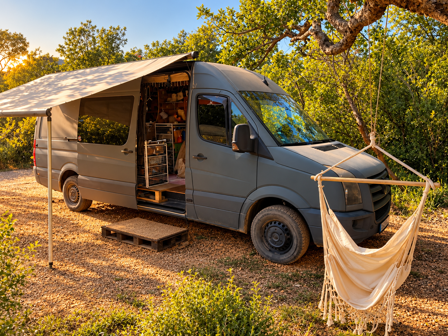 One of our limited Campervan spots