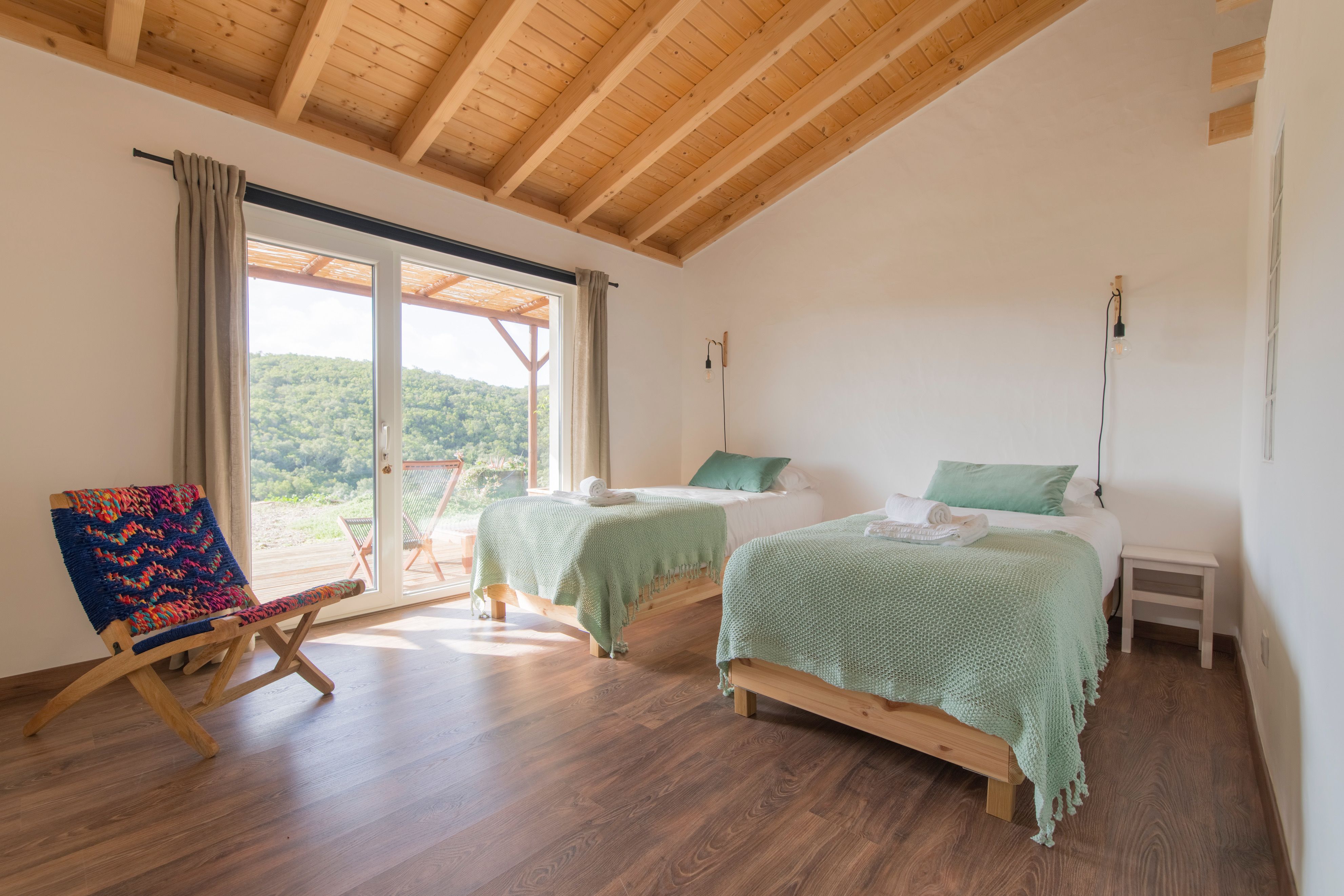 Double bed of room 2