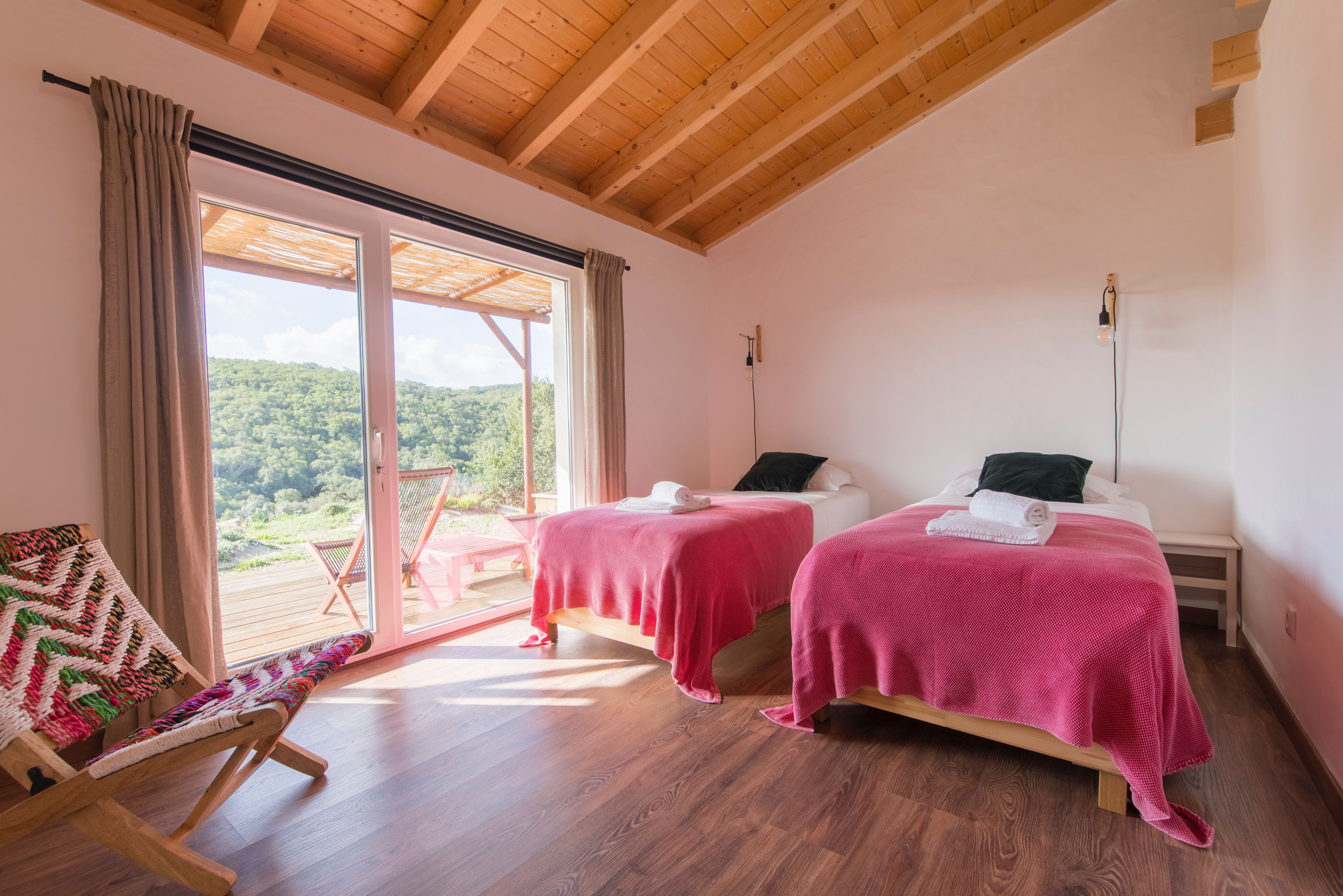 Double bed of room 4