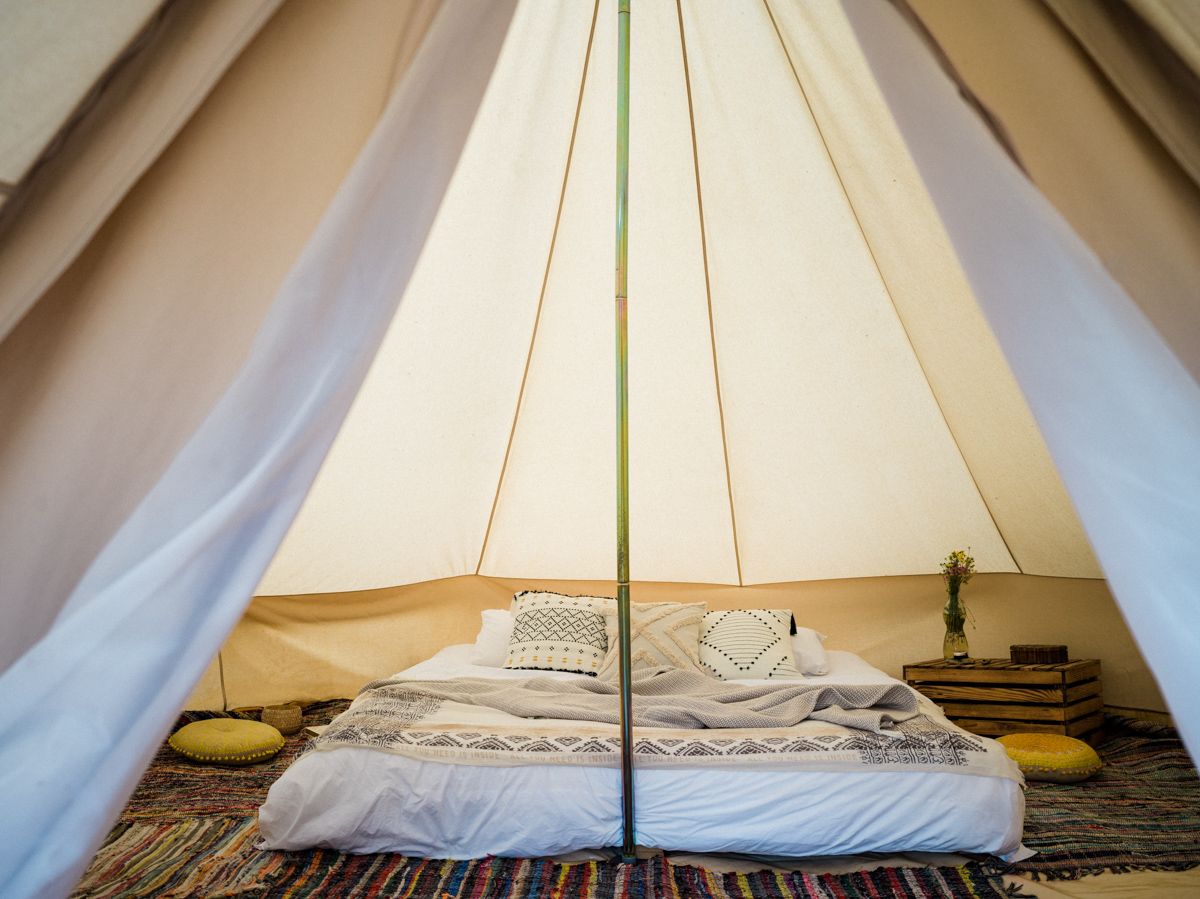 One of our glamping tents